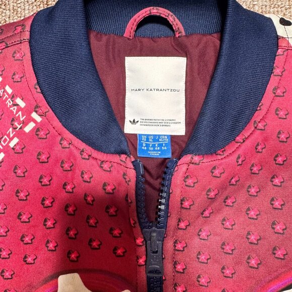 Rare 2014 Mary Katrantzou Adidas Originals Printed Bomber Jacket XL EUC - Picture 9 of 13